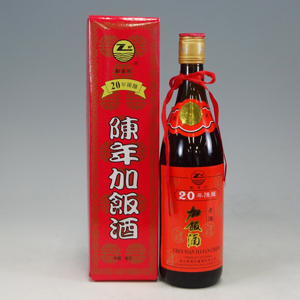 紹興酒　鄭萬利(ﾃﾝﾏﾘ)　20年陳年加飯酒 ｱﾙｺｰﾙ度数 16%〜17%　640ml