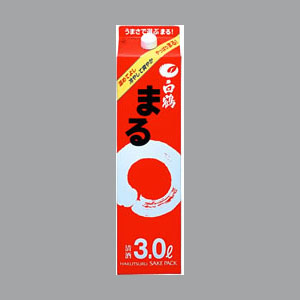 白鶴 サケパックまる ３l お酒のデパートもりもと