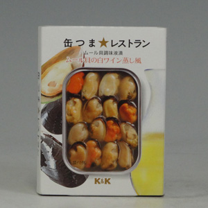 K&K　缶つまムール貝の白ワイン蒸し風　９５ｇ