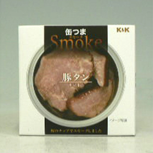 K&K　缶つまスモーク　豚タン　５０ｇ