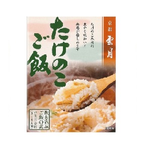京都雲月　炊き込みご飯の素　たけのこご飯（三合用） 250ｇ箱